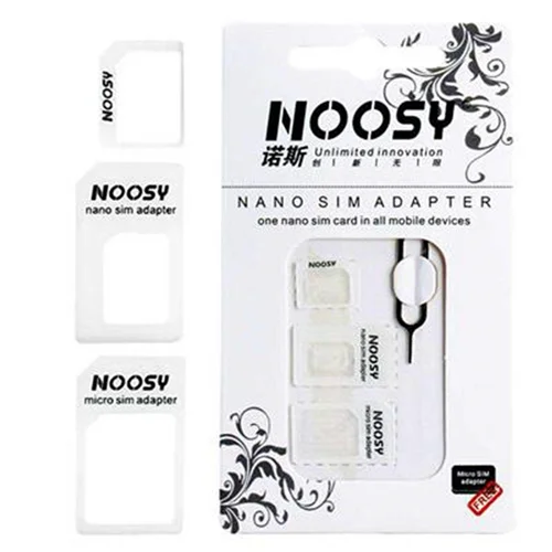 تبدیل سیم کارت های نانو و میکرو به استاندارد مدل 121004002-Noosy