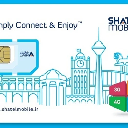 سیم کارت هوشمند 4G/LTE شاتل موبایل با بسته اینترنت و مکالمه و اشتراک یکساله نماوا ( سه اپراتوره)