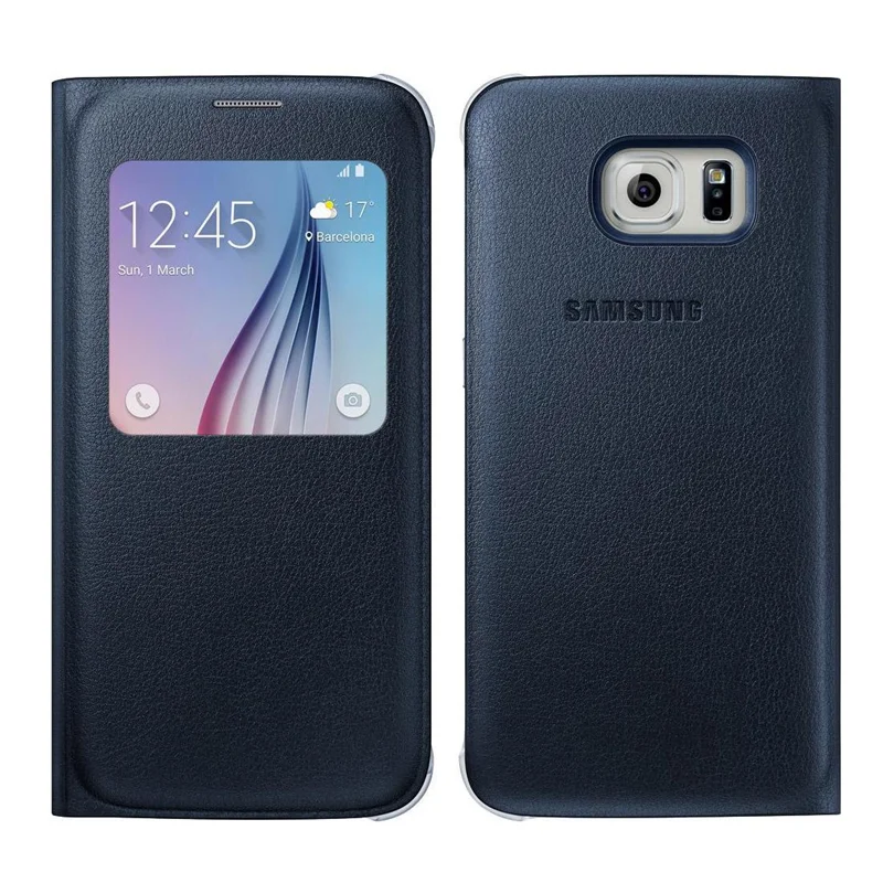 کیف کلاسوری مدل S View Cover مناسب برای گوشی موبایل سامسونگ Galaxy S6