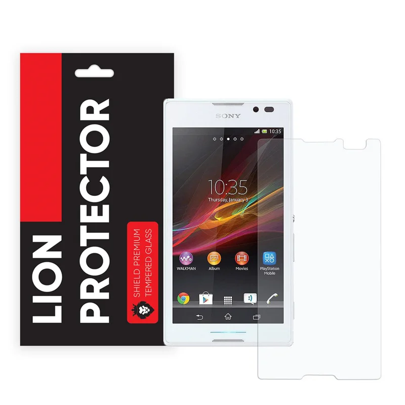 محافظ صفحه نمایش شیلد مدل Lion GLS مناسب برای گوشی موبایل سونی Xperia C