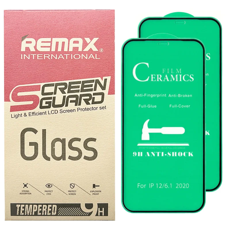 محافظ صفحه نمایش سرامیکی ریمکس مدل CLEAR مناسب برای گوشی موبایل اپل  Iphone Xs Max بسته 2 عددی